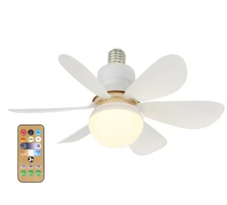 BRISA vue de près, pales et ampoule LED