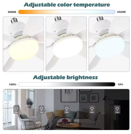 Températures de couleur réglables 3000K à 6500K